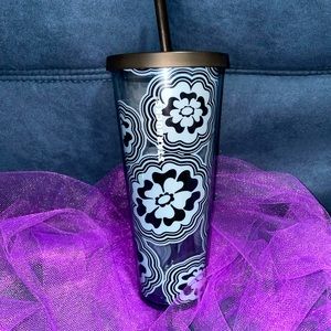 Starbucks tumbler, scratch on bottom.